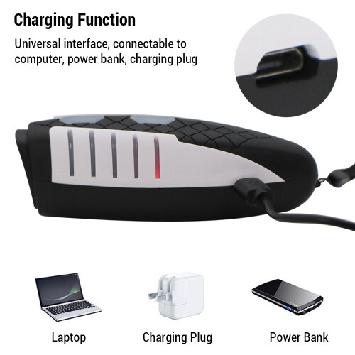Handheld Dog Bark Deterrent, 5m Range, Adjustable Ultrasonic Wave, 450mAh Battery 1