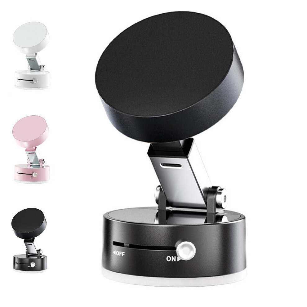 Phone Holder Vacuum Suction Magnetic Stand, Foldable Car Mount, 360 Rotatable, Mirror And Gym Use Black 9084446009620
