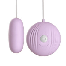 Vibrator Cute Shape For Women 7 Speeds Waterproof G-Spot Massage Vibrating Egg Purple