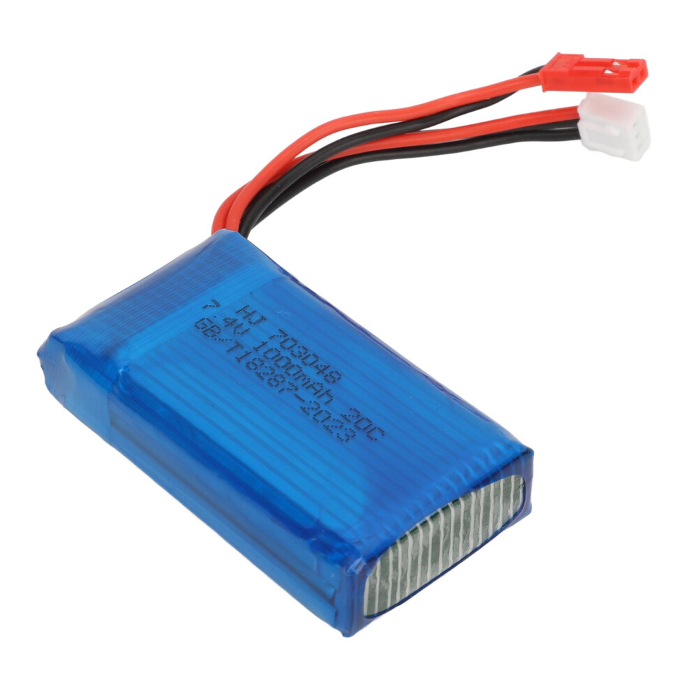 1000Mah 7.4V Lithium Polymer Battery For V912 Rc Drone Quadcopter 8431351130788