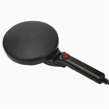 Electric Griddles Electric Crepe Maker, Pizza Pancake Machine, Non-Stick Griddle, Black