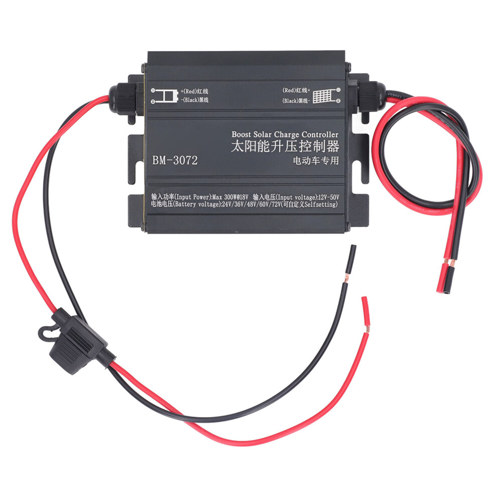 16A Mppt Solar Charge Controller 300W Boost For 24V-72V Batteries 7651351130965