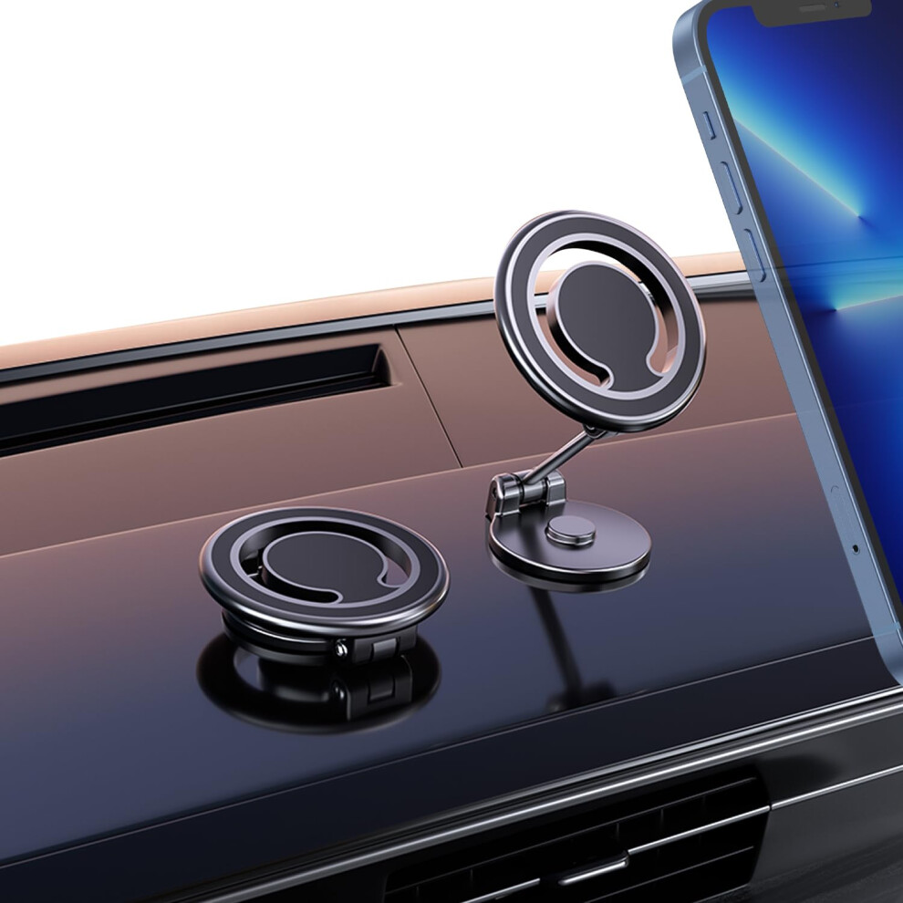 Magnetic Car Holder 44 Strong N52 Magnets, Foldable Phone Mount, Car Mount Compatible With Magsafe For Iphone 12-16 Pro Max Plus Mini 9016109976635