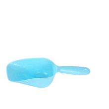 Pet Food Scoop Plastic Durable All-In-One For Dogs Cats Birds With Flat Bottom Easy Portion Control Random Color
