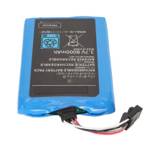 Rechargeable Wii U Gamepad Battery 8000mAh Blue WUP-014
