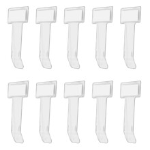 Parking Ticket Clip Transparent Windscreen 10 Pack with Adhesive Pads Car Windscreen Permit Holder