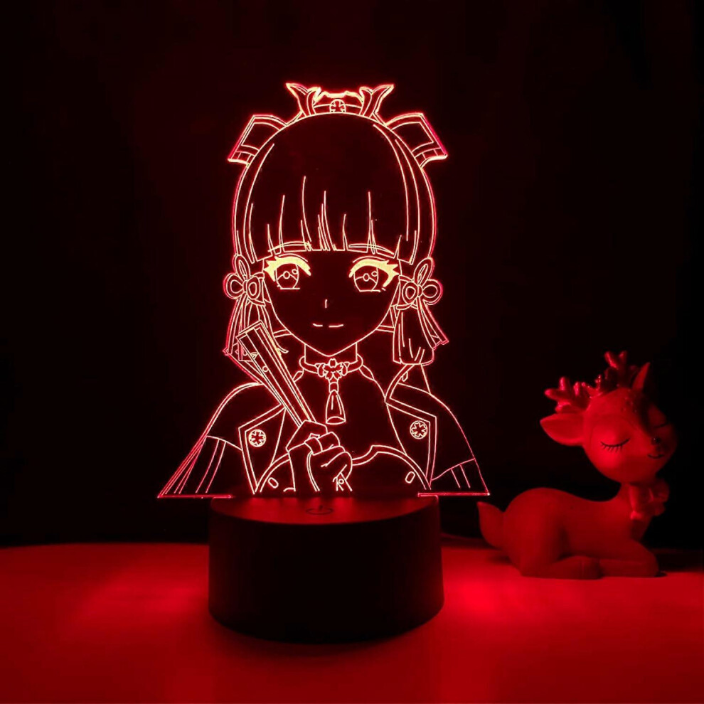 Kikidex (As Show, One Size) Xyc Genshin Impact Led Night For Child Bedroom Decor Kids Birthday Gift Genshin Impact Led Night Lamp Bedside Light