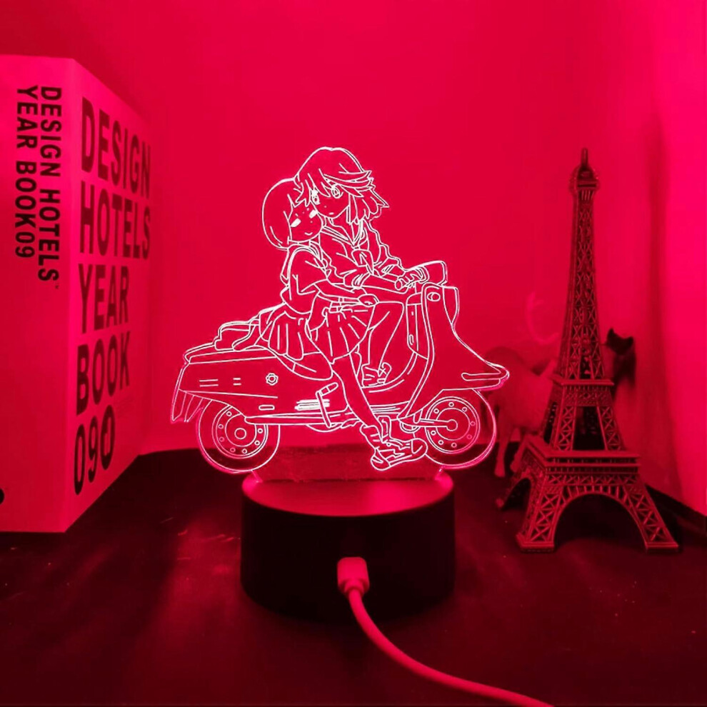 Kikidex (As Show, One Size) Xyc Kill La Kill Ryuko Matoi Led Night Light For Bedroom Decor Gift Nightlight Anime 3D Lamp Ryuko Matoi Kill La Kill