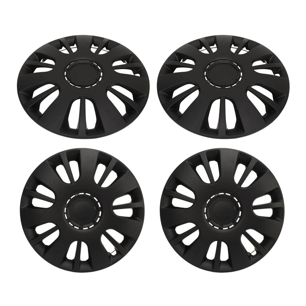 4 Pack 14 Inch Matte Black Rim Covers Wheel Wrap Protector for Cars & Vans-image-OPC-PKMRR57-NEW