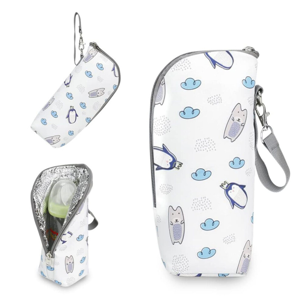 Insulated Milk Bottle Bag Portable Breastmilk Storage Tote Insulated Bottle Warmer Bag Thermal Bag