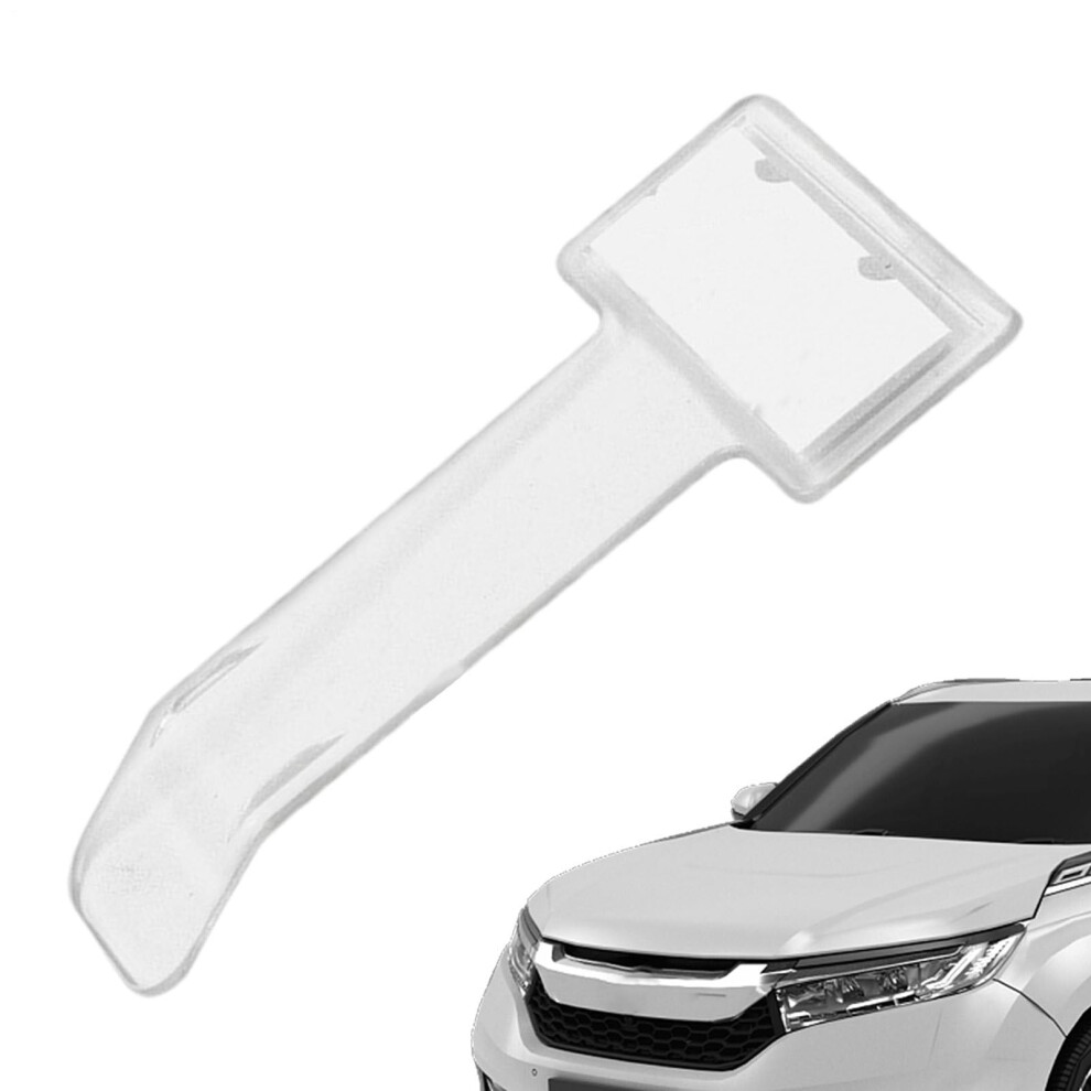 Car Windshield Parking Ticket Holder, Transparent Plastic Clip With Adhesive Tape, Vehicle Interior Accessory 9016109977250