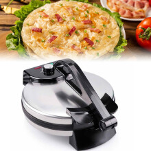 1800W Non-Stick Pancake Maker, Electric Crepe Maker With LED Indicator, Double-Sided Heating, Pita Making Machine