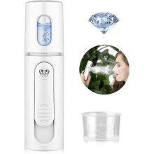Nano Mist Sprayer,Mini Nano Face Steamer Cool Mist Face SPA Spray Moisturizing & Hydrating Humidifier,USB Rechargeable Handy Mister for Skin Care,Eyel