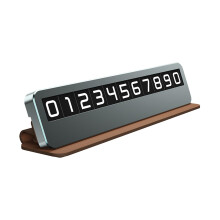 Temporary Parking Portable Parking Registration Card With Phone Number Display For Cars, SUVs, Trucks, RVs