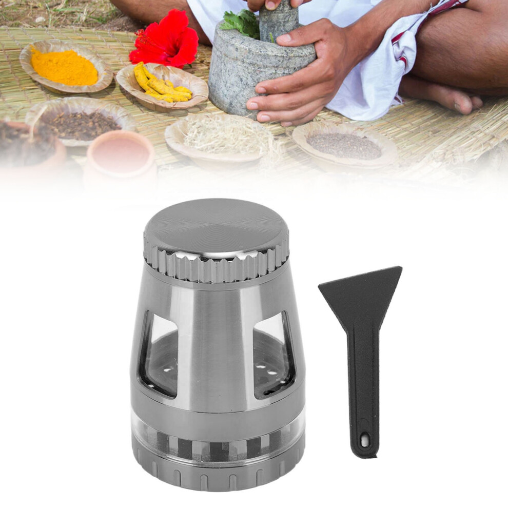 Premium Zinc Alloy Spice Grinder For Herbs & Nuts - Travel Friendly 9361351134211