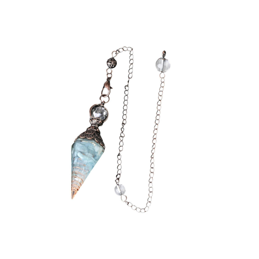 (Blue, 643x176cm) Handcrafted Crystal Pendulum Pendant for Divination Dowsing Exquisite-image-OPC-PKMS8YH-NEW