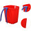 Rear Basket For Fruit Picking With Shoulder Support, Outdoor Use, Red 2