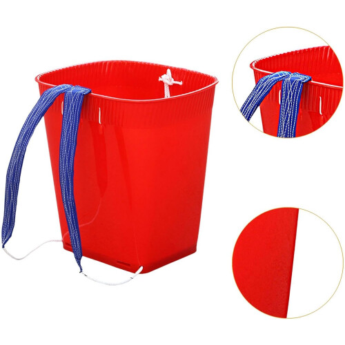 Rear Basket For Fruit Picking With Shoulder Support, Outdoor Use, Red 1