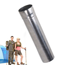 Tent Chimney Pipe Stainless Steel, Straight Chimney Pipe, Flue Extension, Wood Stove Pipe