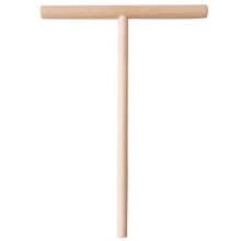 Kitchen Crepe Pancake Maker Wooden Detachable Pizza Spreader Stick Pasta Baking Tools