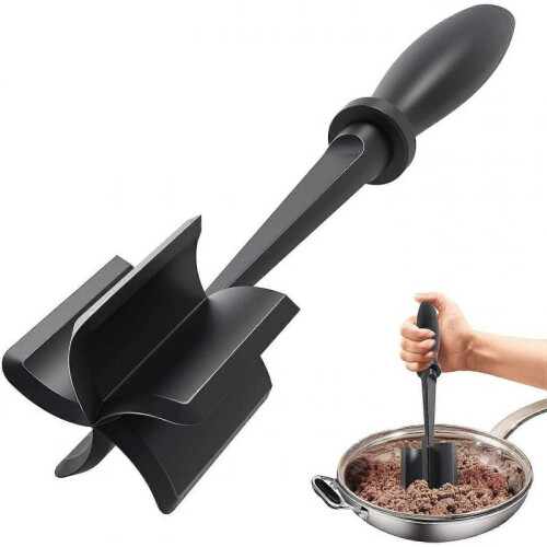 Heat-Resistant Meat Masher Whisk