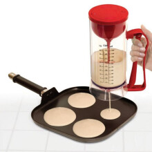 Cordless Electric Pan Cake Cup Cake Waffles Batter Mixer Dispenser Maker Machine Batter Dispenser For Pancakes Portable