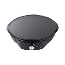 Electric Round Non-Stick Pancake Maker Crepe And Pancake Maker Large Non-Stick Hot Plate With Utensil Accessories