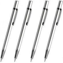 4PCS Engraver Pen Portable Metal Pen Multifunction Tool Scribe Pen Engraving Pen Alloy Glass Ceramic Metal Plastic Silver