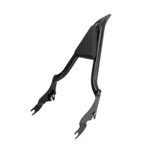 Motorcycle Passenger Backrest 22-Inch Black Rear Detachable For CVO Road Glide Street Glide Touring King 2009-2022