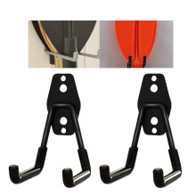 Kayak Paddle and Oar Hanger Wall Mount Storage Display Universal Fits All Paddle Sizes Black