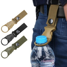 (Multicolor, 3pcs) Portable Drinking Bottle Holder, 3 Counts Water Bottle Hanging Buckle, Sports Outdoor Accessories for Hiking Cycling Climbing
