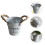 1Set Bunter Eisen- Mit Griffen Für Wohnzimmer Und Garten 7