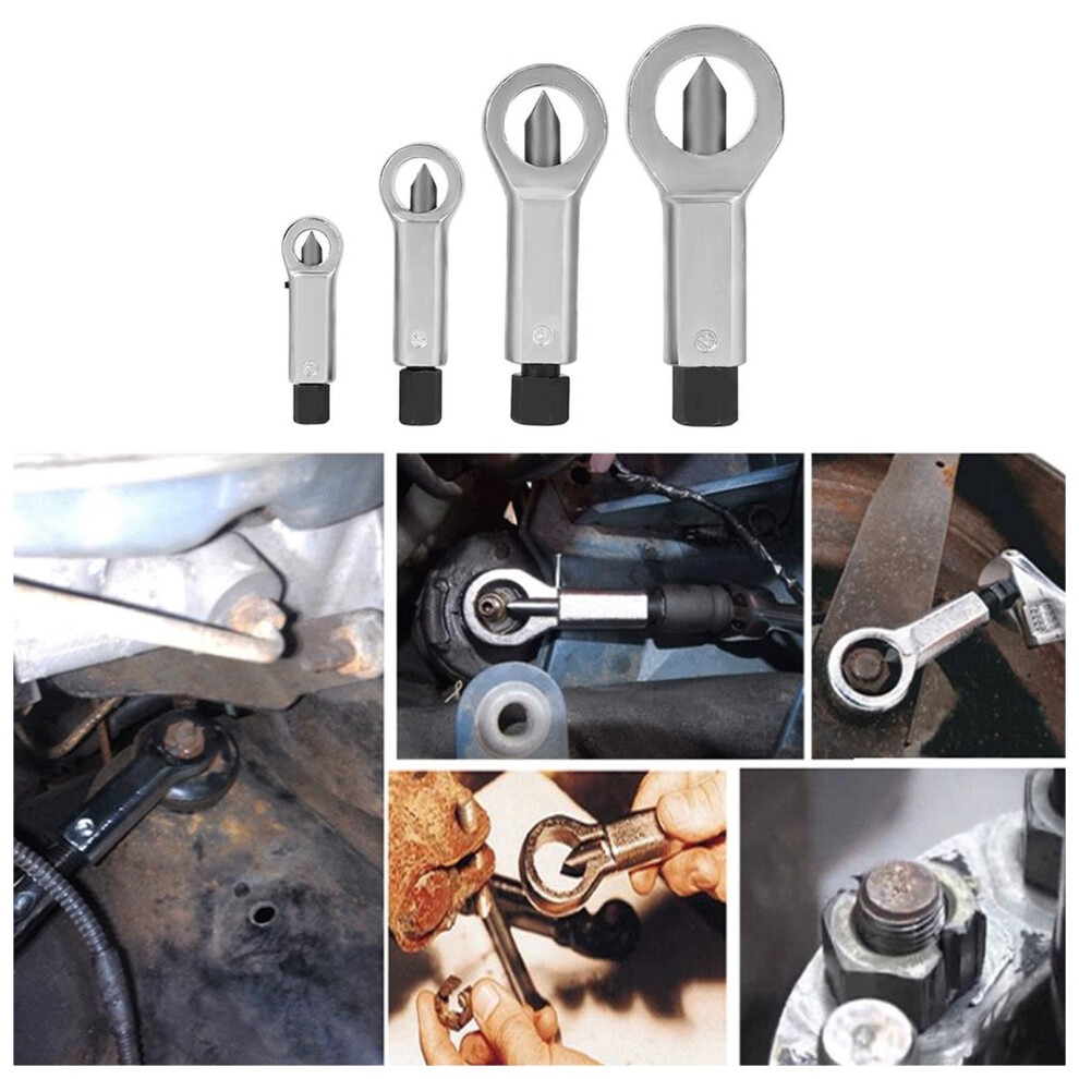 Nut Splitter Kit Spanner Set For Damaged Nuts Nut Cracker Extractor Rusty Nut Separator Puller Screw Repair Tool 9016109979179