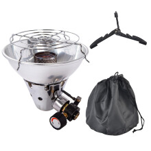 Portable Propane Heater 3-Piece Set With Shut-Off Valve, Tank Top Tent Heater, Outdoor Space Heater For Camping, Garage, Patio