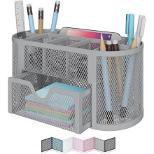 Desk organizer. Storage for pens, pencils, small office supplies and stationary accessories
