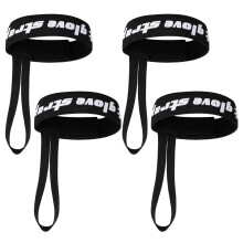 Ski Glove Wrist Straps Elastic Adjustable 4 Pieces Non Lost Leashes For Ski Snowboard Gloves Outdoor Sports