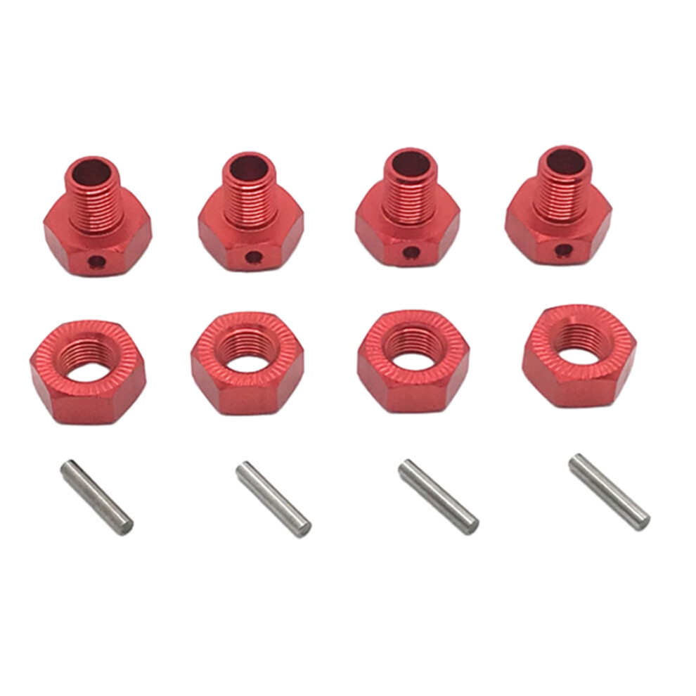 (Red) 8pieces Strong Wheel Hex Mount For JLB 1/10 J3 RC Car Accessories RC-image-OPC-PKMTMMZ-NEW