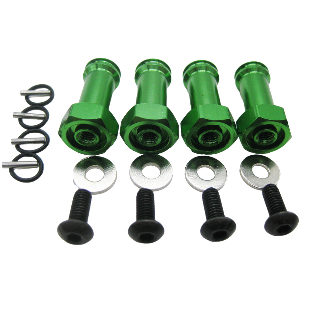 (green) RCGOFOLLOW 4pieces Aluminum Alloy Strong Wheel Hex Mount For 1/14-image-OPC-PKMTMXJ-NEW