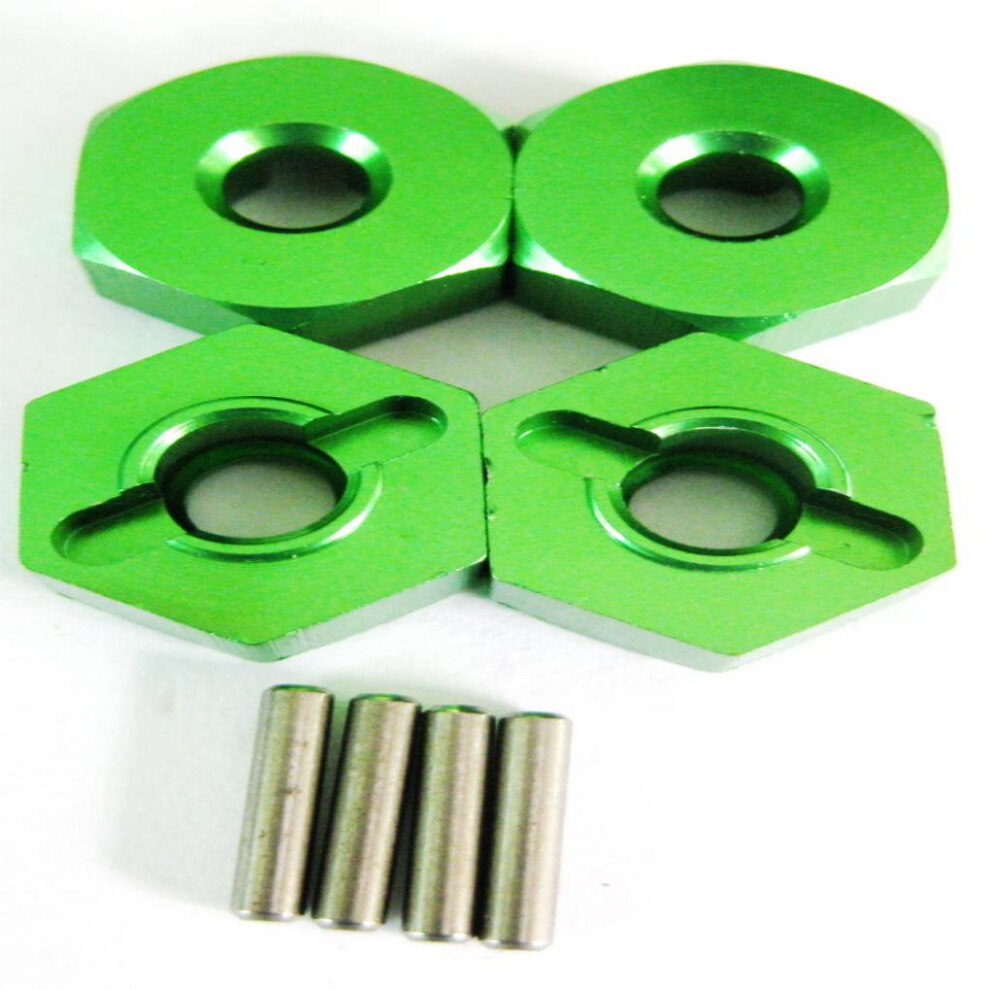 (Green) 4pcs 1/10 Aluminum Alloy Wheel Hex Mount For SCX10 Crawler Strong RC-image-OPC-PKMTNKD-NEW