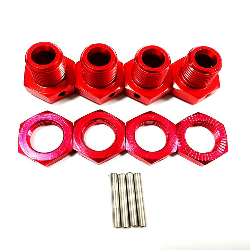 (Red) 4pieces 1/10 Pin RC Upgrade Part Aluminum Alloy Replacing Rc Pin For-image-OPC-PKMTP8N-NEW
