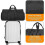 45" Suit Carrier Bag-convertible Garment Bag with Shoulder Strap 2