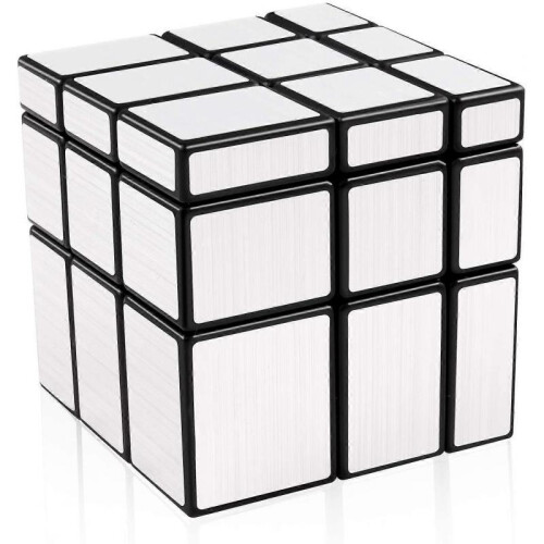 Holy Hand Mirror Cube 3x3x3 Speed Cube 3x3 Mirror Block Cube Different Shapes Silver Cube 57mm