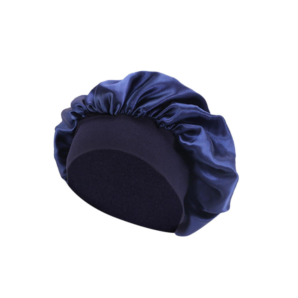 (navy blue, 30 x 30cm) Lightweight Elastic Chemotherapy Cap Cancer Quick Dry Headwear-image-OPC-PKMTWDZ-NEW