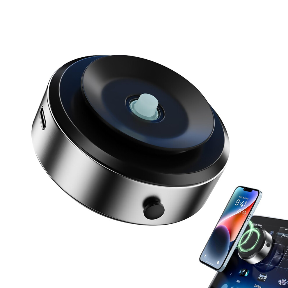 Car Electric Suction Cup Vacuum Magnetic Phone Holder Magsafe Iphone Compatible Gym Mirror Shower Mount Silver 9016109980465