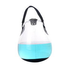Water Filled Kettlebell Adjustable Multipurpose Travel Kettlebell For Home Gym Squats 5 Kg Clear