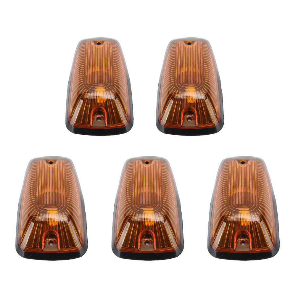 5Pcs Led Teardrop Cab Marker Lights For Trucks & Rvs, 12V Amber 6941351142985