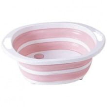 Collapsible Bathtub, Small Pets Bathtub Portable Washing Tub(1 Piece, Pink)