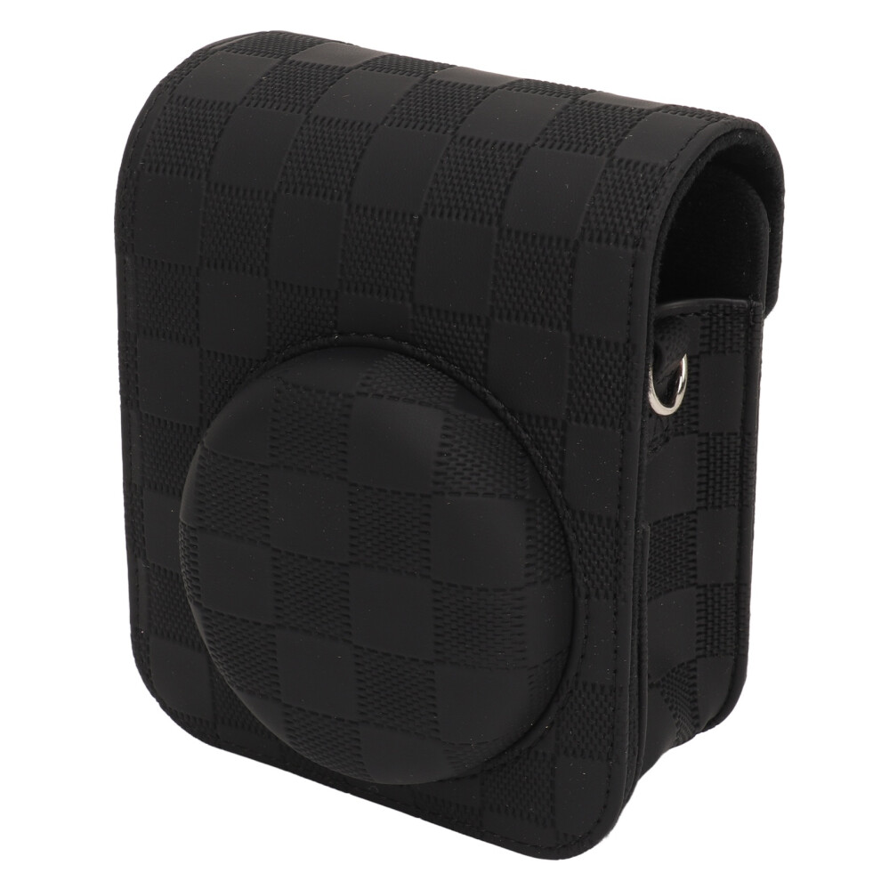 Mini 12 Camera Case Pu Portable Travel Storage With Shoulder Strap Black 8221351143549