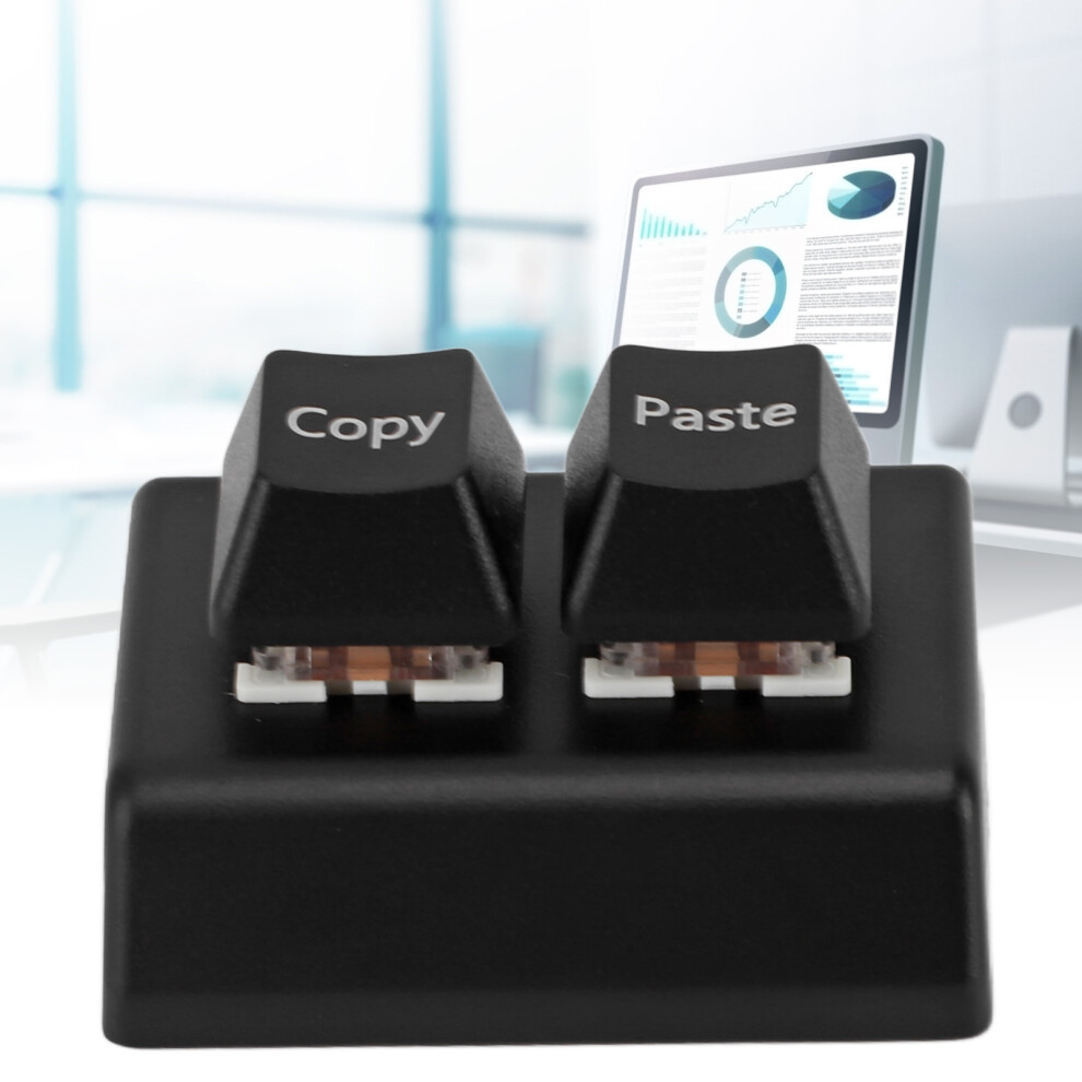 Mini Mechanical Keypad 2-Key Usb C With Switch For Copy & Paste Red 7901351143725