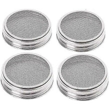 4-pack Stainless Steel Sprout Jar Lid Kit Mason Jar Making